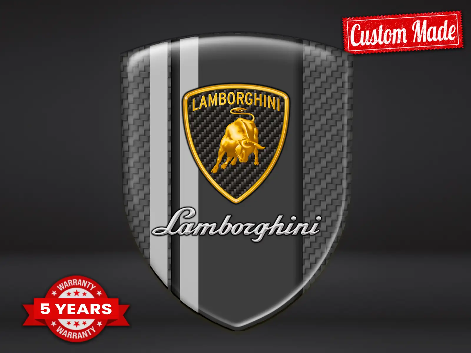 Lamborghini Impression Autocollants Haut de Gamme Pro Minimal